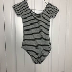 Striped bodysuit